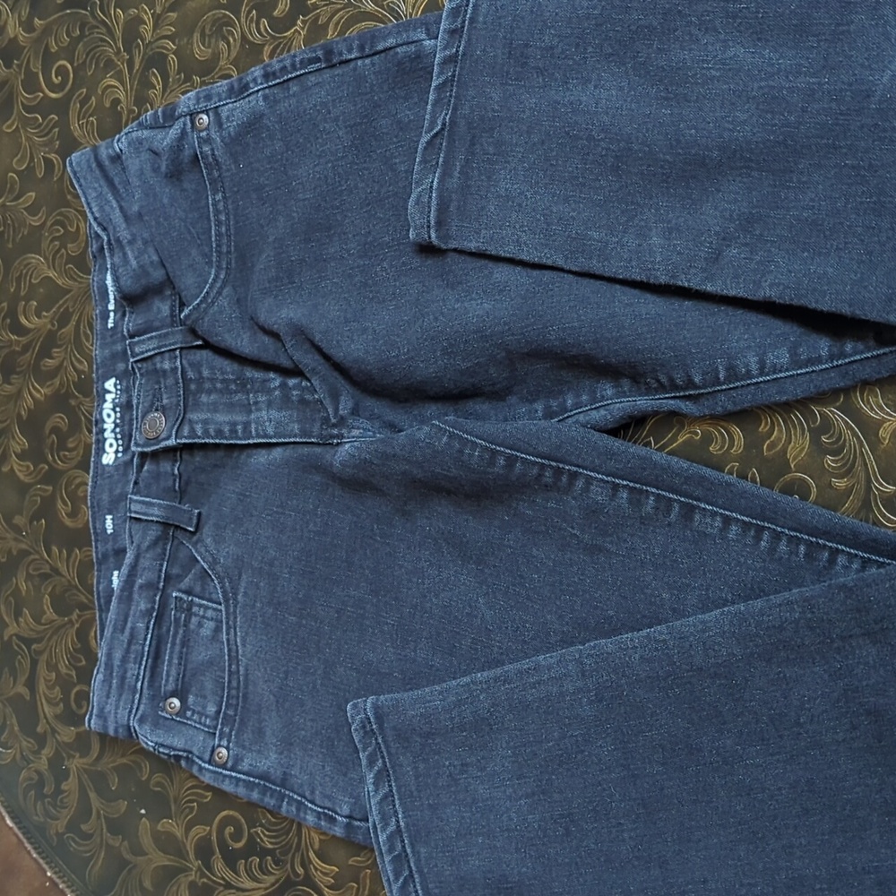 Boys Sonoma Black Denim Jeans Size 10H